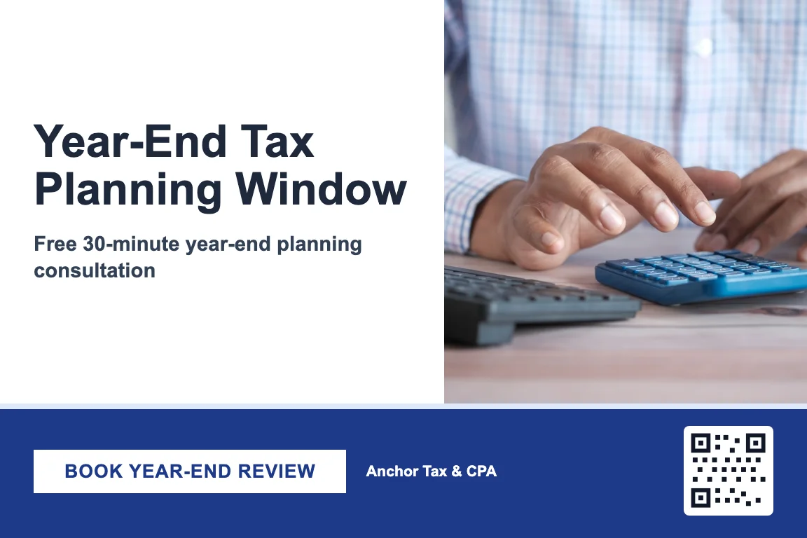Tax preparer pre-season recall postcard example