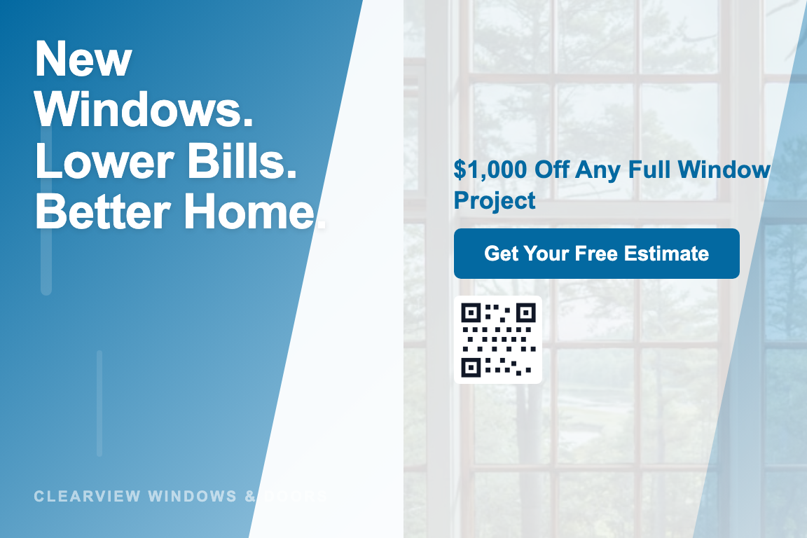 Window & Door Replacement postcard campaign example